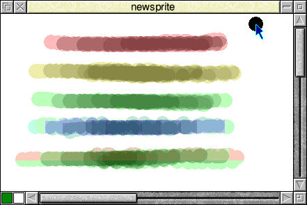 Brush Opacity 256 colours with palette